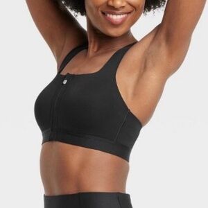 HOST SPECIAL All In Motion Women's High Support zip Front Sports Bra 38DD NWT
